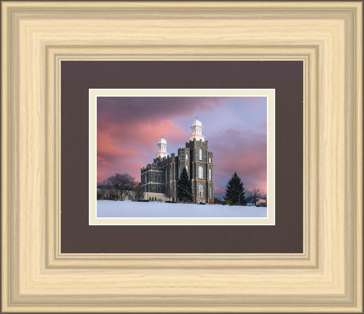 Logan Utah Pink Winter Sunset