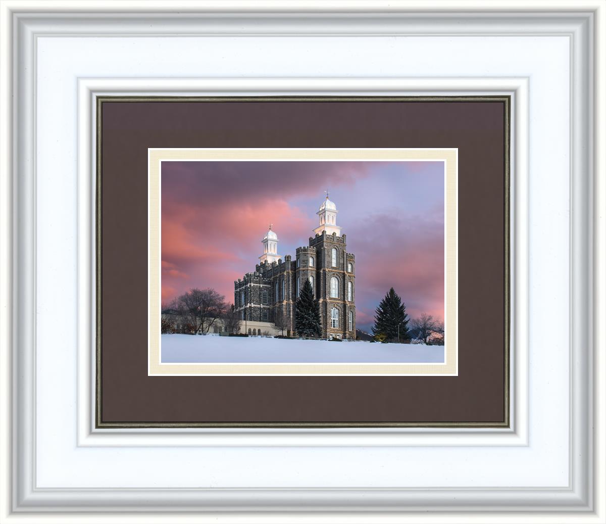 Logan Utah Pink Winter Sunset