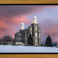 Logan Utah Pink Winter Sunset