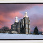 Logan Utah Pink Winter Sunset