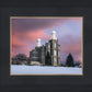 Logan Utah Pink Winter Sunset