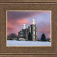 Logan Utah Pink Winter Sunset