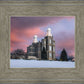 Logan Utah Pink Winter Sunset