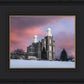Logan Utah Pink Winter Sunset