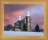 Logan Utah Pink Winter Sunset