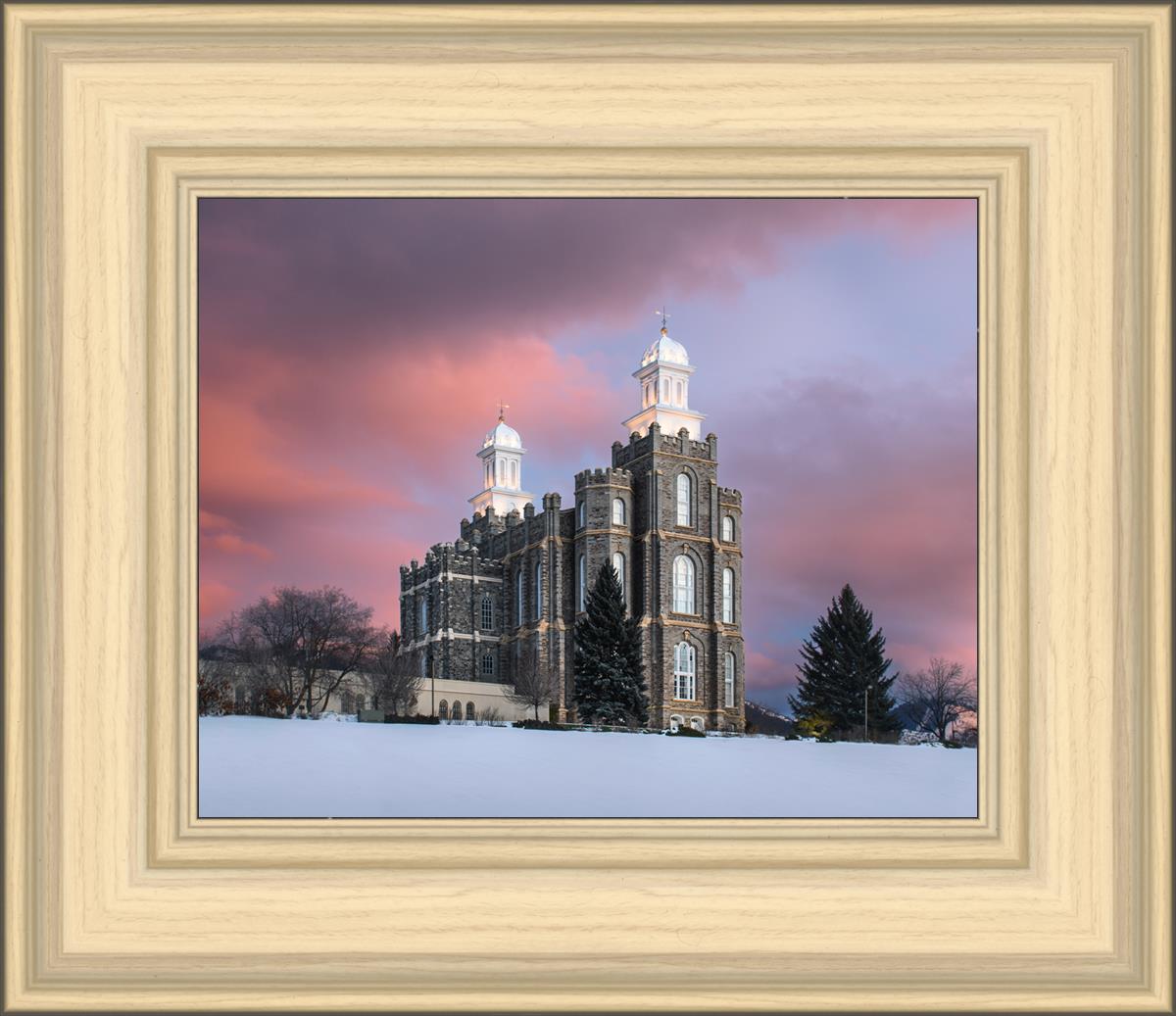 Logan Utah Pink Winter Sunset