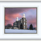 Logan Utah Pink Winter Sunset