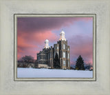 Logan Utah Pink Winter Sunset