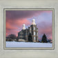 Logan Utah Pink Winter Sunset