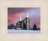 Logan Utah Pink Winter Sunset