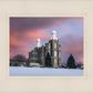 Logan Utah Pink Winter Sunset