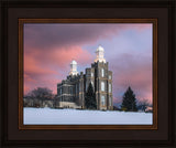 Logan Utah Pink Winter Sunset