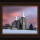 Logan Utah Pink Winter Sunset