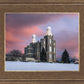 Logan Utah Pink Winter Sunset
