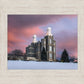 Logan Utah Pink Winter Sunset