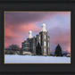 Logan Utah Pink Winter Sunset