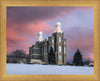 Logan Utah Pink Winter Sunset