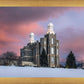 Logan Utah Pink Winter Sunset