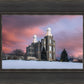 Logan Utah Pink Winter Sunset