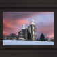 Logan Utah Pink Winter Sunset