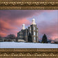 Logan Utah Pink Winter Sunset