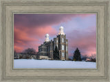 Logan Utah Pink Winter Sunset