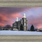 Logan Utah Pink Winter Sunset