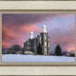 Logan Utah Pink Winter Sunset