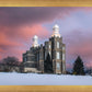 Logan Utah Pink Winter Sunset