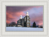 Logan Utah Pink Winter Sunset