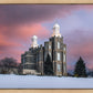 Logan Utah Pink Winter Sunset