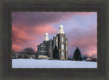 Logan Utah Pink Winter Sunset