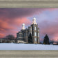 Logan Utah Pink Winter Sunset