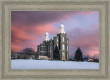 Logan Utah Pink Winter Sunset