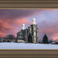 Logan Utah Pink Winter Sunset
