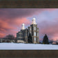 Logan Utah Pink Winter Sunset