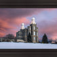 Logan Utah Pink Winter Sunset