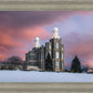 Logan Utah Pink Winter Sunset