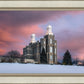 Logan Utah Pink Winter Sunset