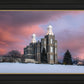 Logan Utah Pink Winter Sunset