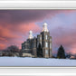 Logan Utah Pink Winter Sunset