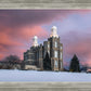 Logan Utah Pink Winter Sunset
