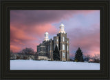 Logan Utah Pink Winter Sunset