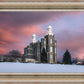 Logan Utah Pink Winter Sunset