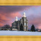Logan Utah Pink Winter Sunset