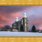 Logan Utah Pink Winter Sunset
