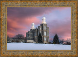 Logan Utah Pink Winter Sunset