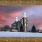 Logan Utah Pink Winter Sunset