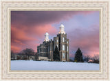 Logan Utah Pink Winter Sunset