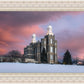 Logan Utah Pink Winter Sunset